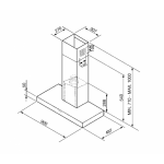 SMEG KS905NXE2 90cm煙囱式抽油煙機｜意大利製造767m³/h排風量